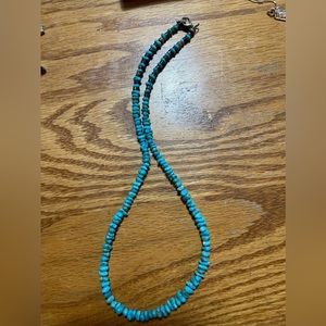 Turquoise beaded necklace